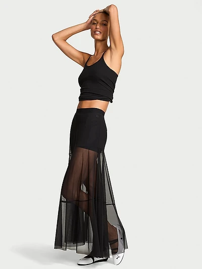 VSX Powermesh Maxi Skirt