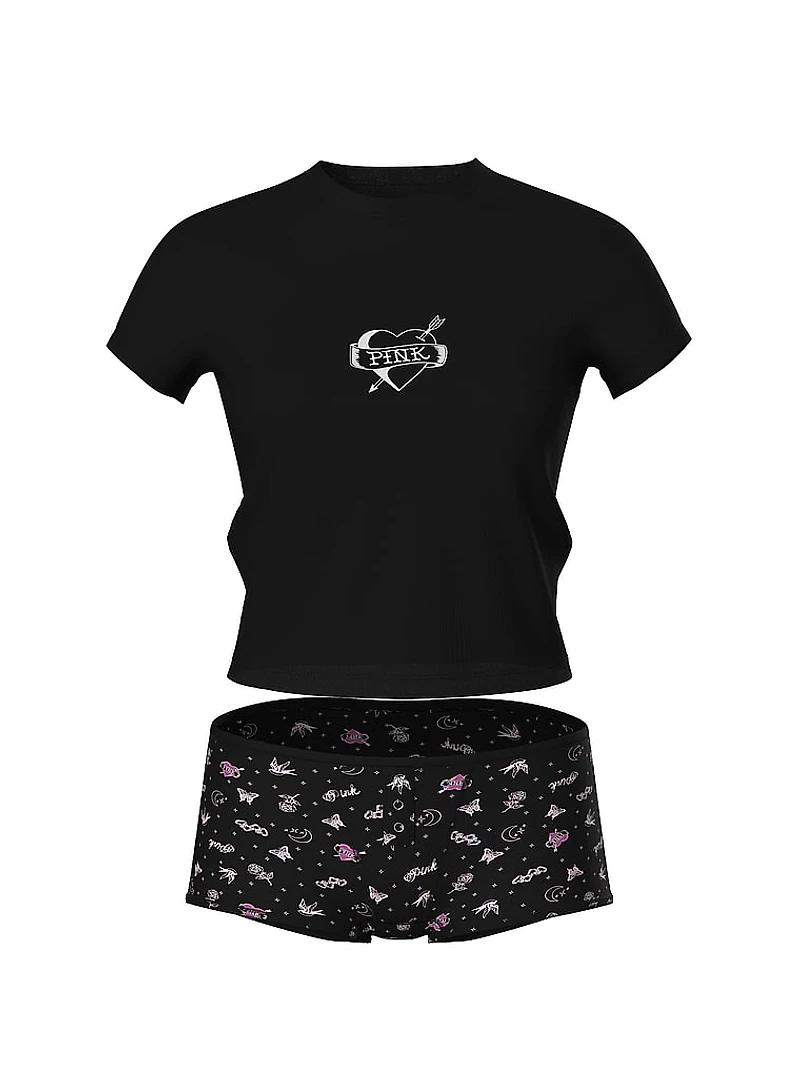 Cotton Baby Tee & Panty Set