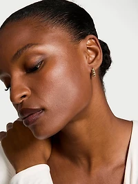 Small Rib Huggie Earrings