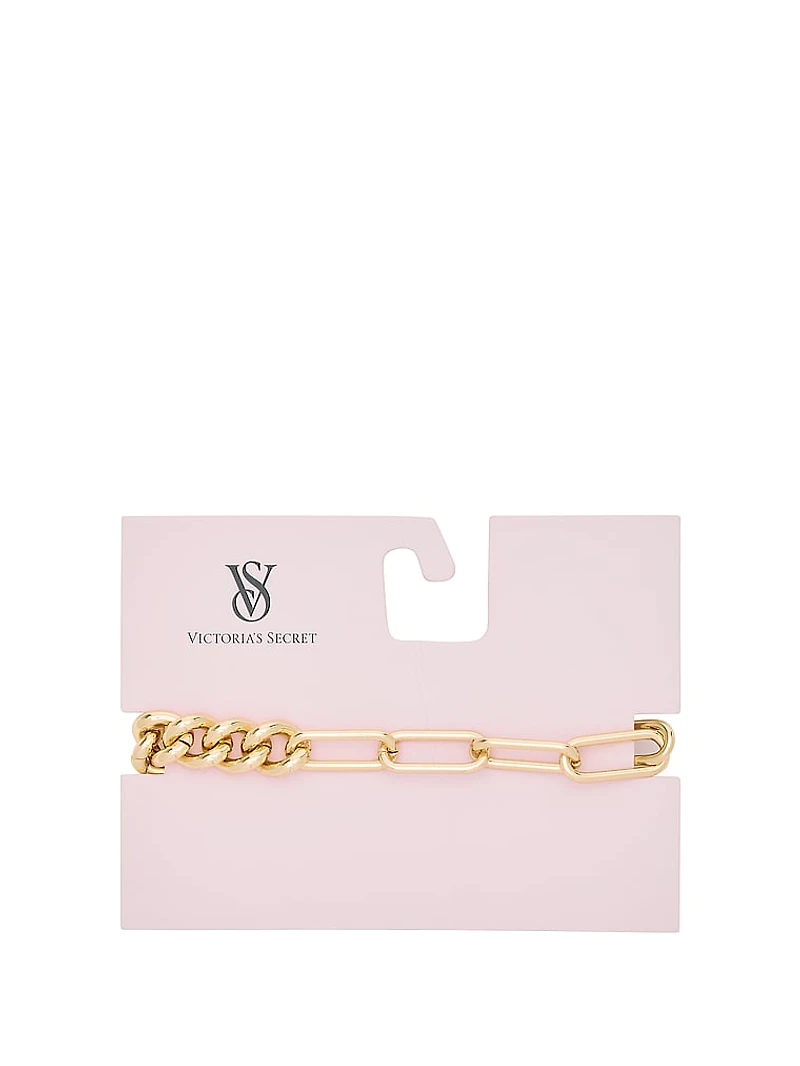 Mixed Chain-Link Bracelet