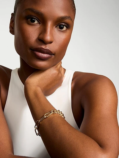 Mixed Chain-Link Bracelet