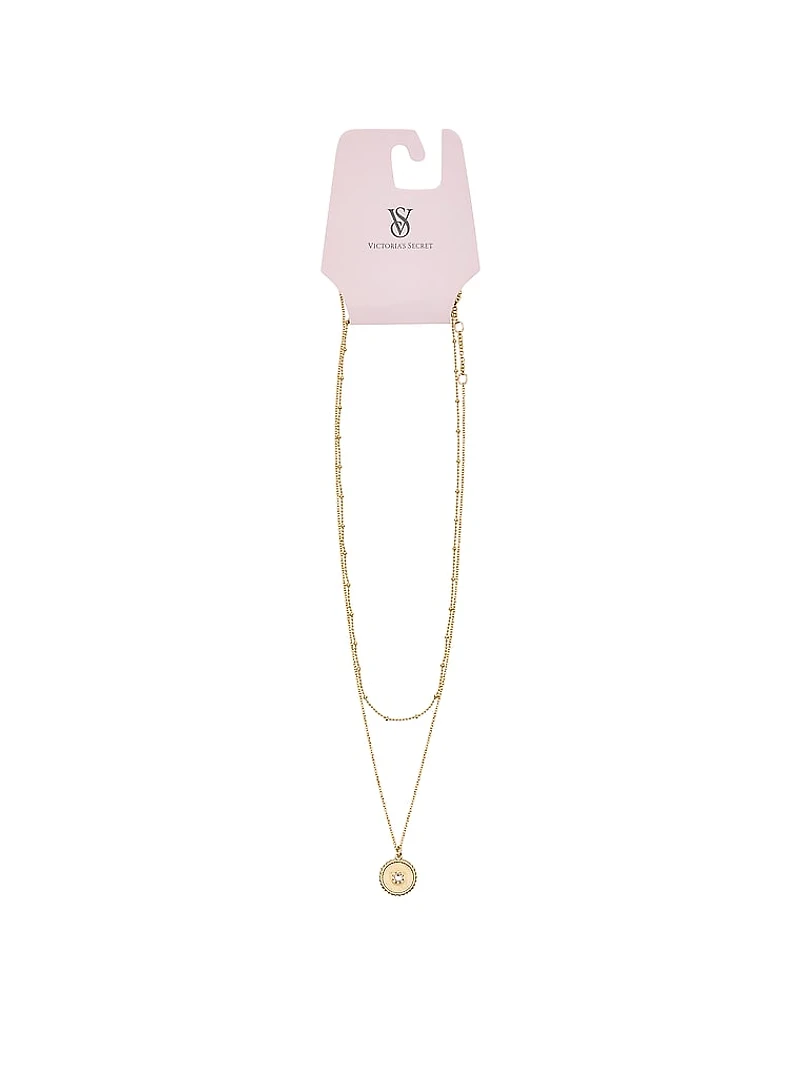 Layered Pendant Necklace Set