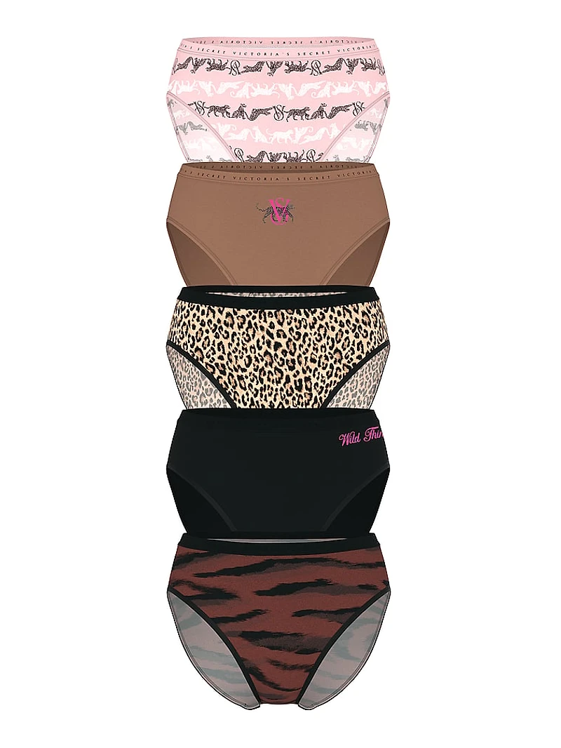 7-Pack Stretch Cotton High-Leg Brief Panties