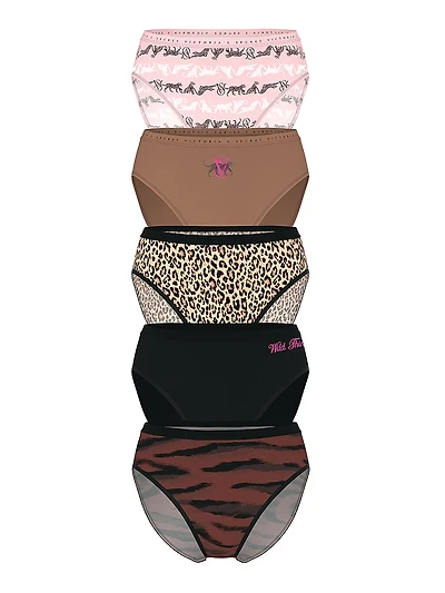 5-Pack Stretch Cotton Brief Panties