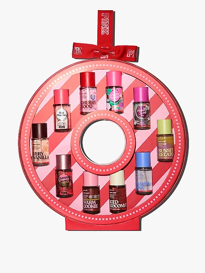 Did You Mist Us? 10-Piece Body Mist Gift Wreath