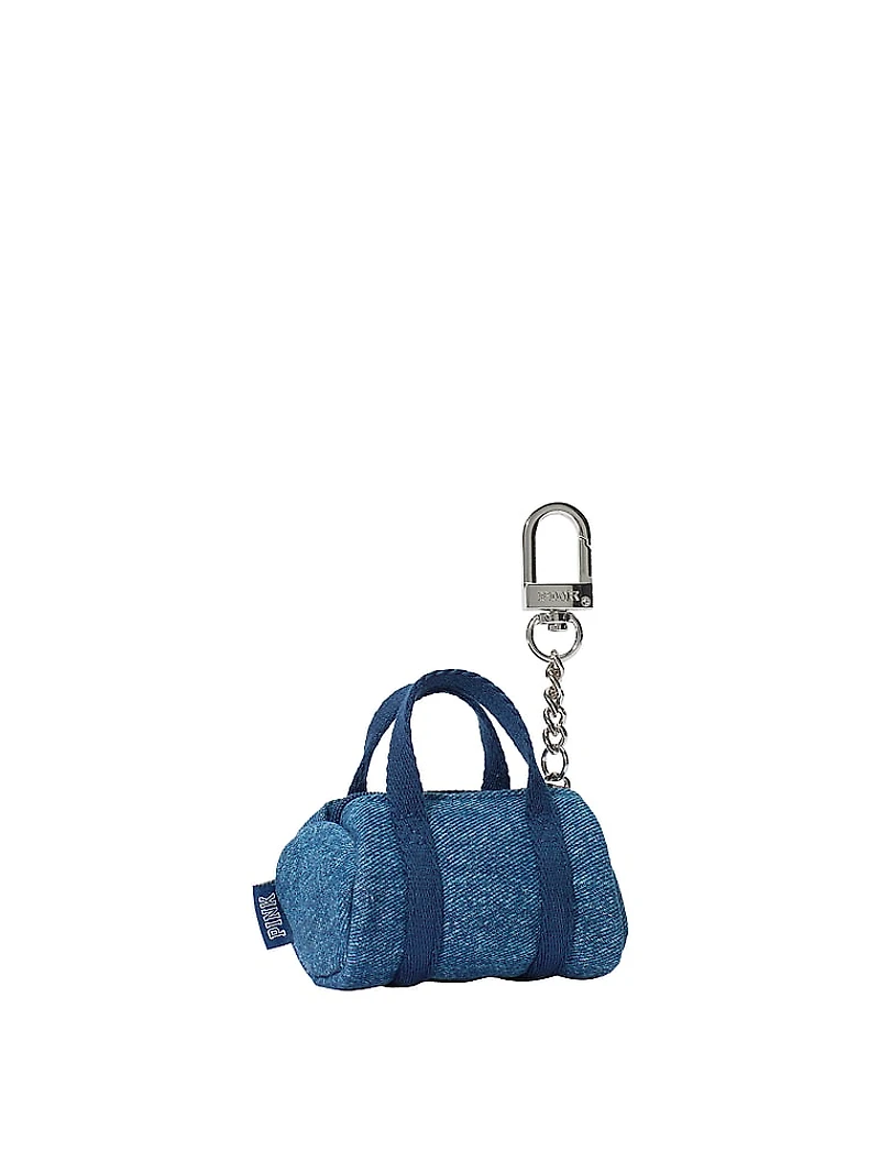 Mini Duffle Keychain Charm