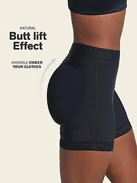 Firm Compression Mid-Rise Butt Sculpting Shaper Shorts