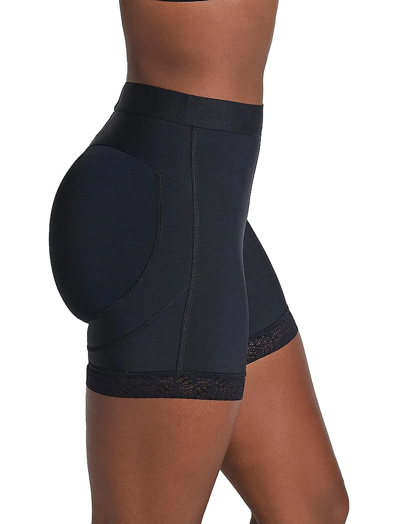 Firm Compression Mid-Rise Butt Sculpting Shaper Shorts