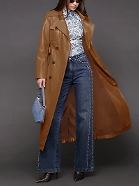 Belted Utility Trench Coat
