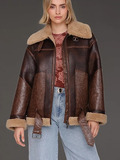 Relaxed Moto Jacket