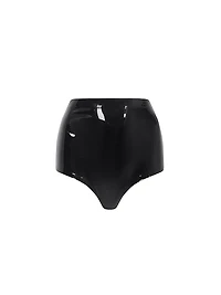 Latex High-Waist Hot Pant