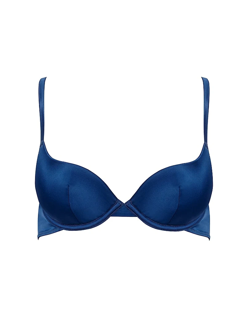Verona Luxury Satin Wired Push-up Bra
