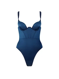 Verona Luxury Satin Wired Push-up Bodysuit