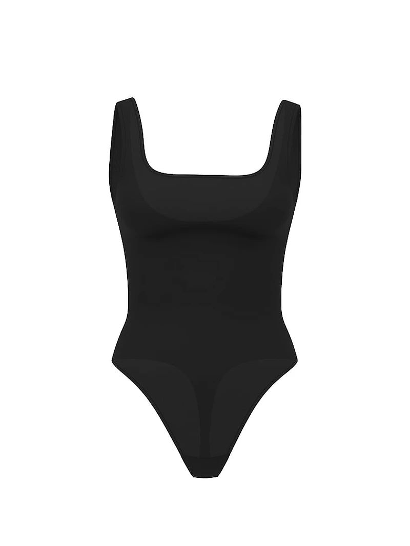 Luxe Contour Square-Neck Bodysuit