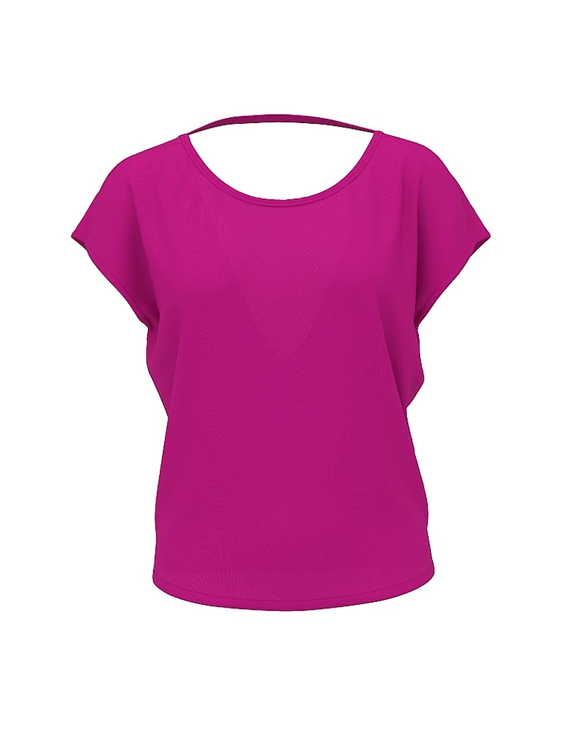 VSX Drapey Knit Open-Back Tee