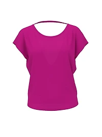 VSX Drapey Knit Open-Back Tee
