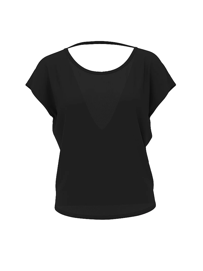 VSX Drapey Knit Open-Back Tee