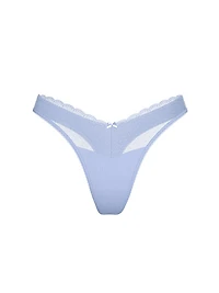 Ultra-Fine Modal High-Leg Scoop Thong Panty