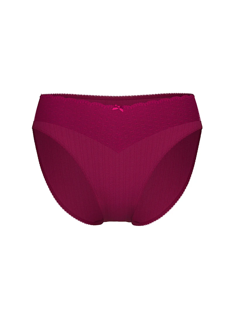 Stretch Cotton High-Leg Brief Panty