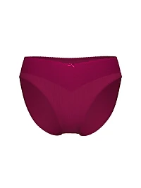 Stretch Cotton High-Leg Brief Panty
