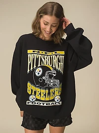 Giants Helmet Crew Fleece Sweatshirt