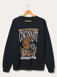 Dolphins Helmet Crew Fleece Sweatshirt