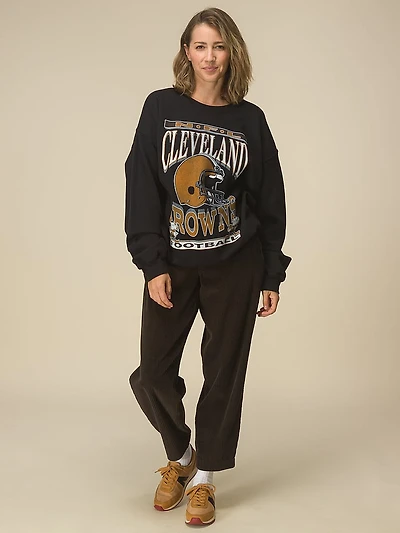 Packers Helmet Crew Fleece Sweatshirt