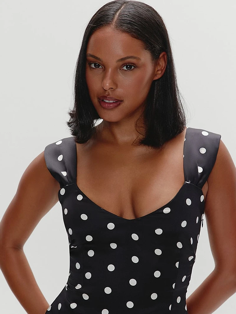Aurabelle Satin Mini Dress