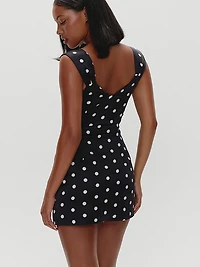 Aurabelle Satin Mini Dress