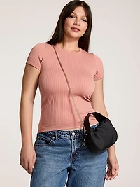 Curve Mini Top-Handle Crossbody Bag