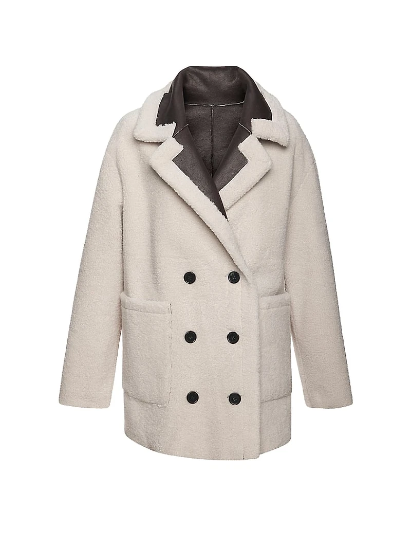 Reversible Double Breasted Coat