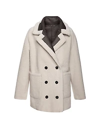 Reversible Double Breasted Coat