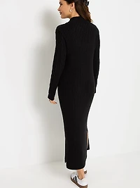 Cable Knit Longsleeve Dress