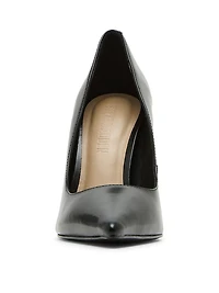 Noir Leather Pumps