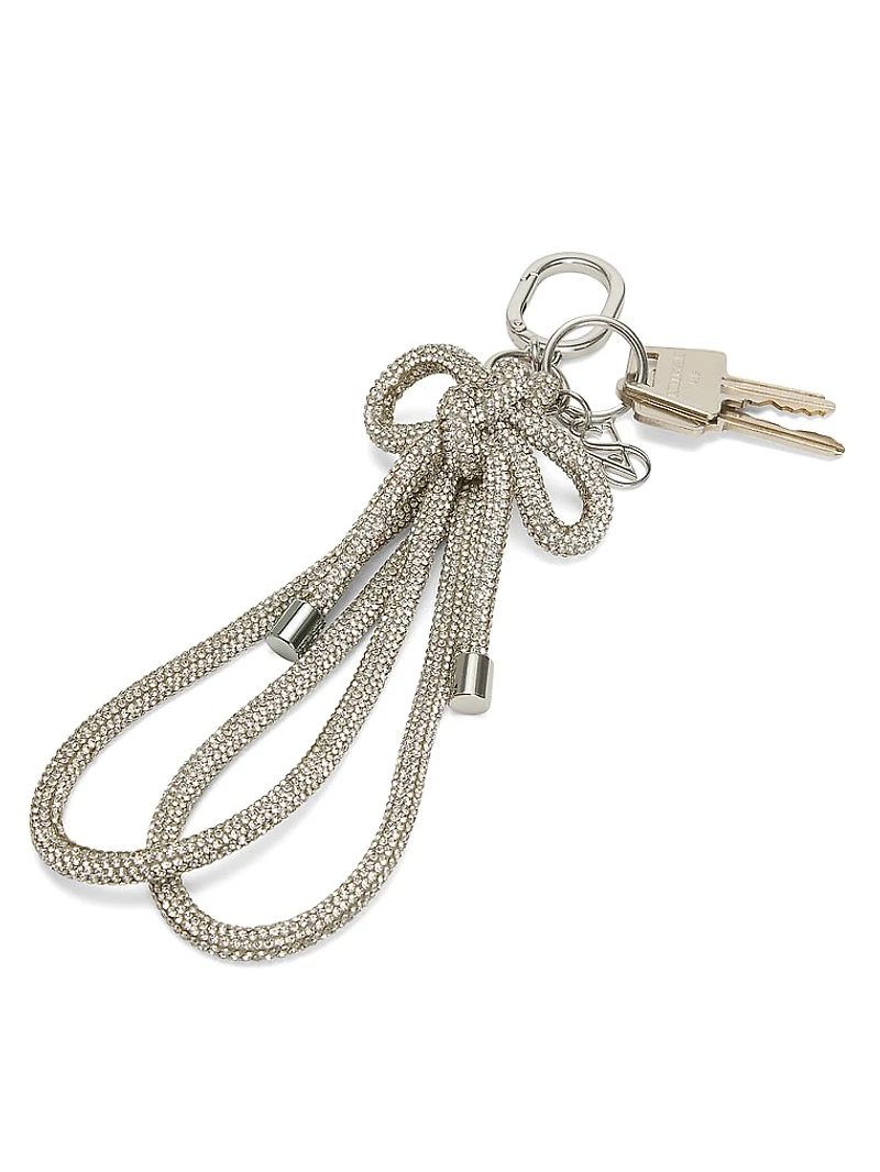 Knotted Shine Wristlet Strap Keychain