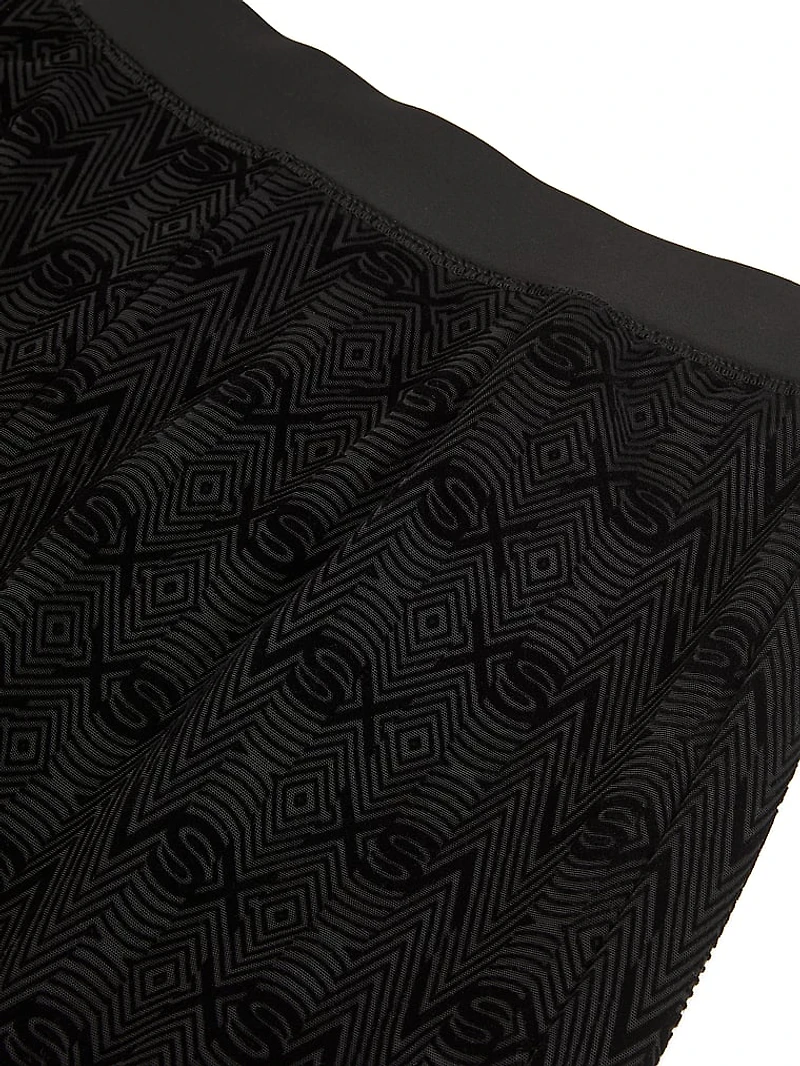 VSX Flocked Logo Mesh Flare Pant
