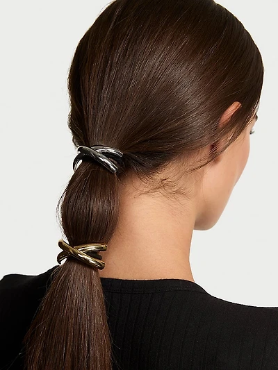 2-Pack Crisscross Cuff Hair Ties