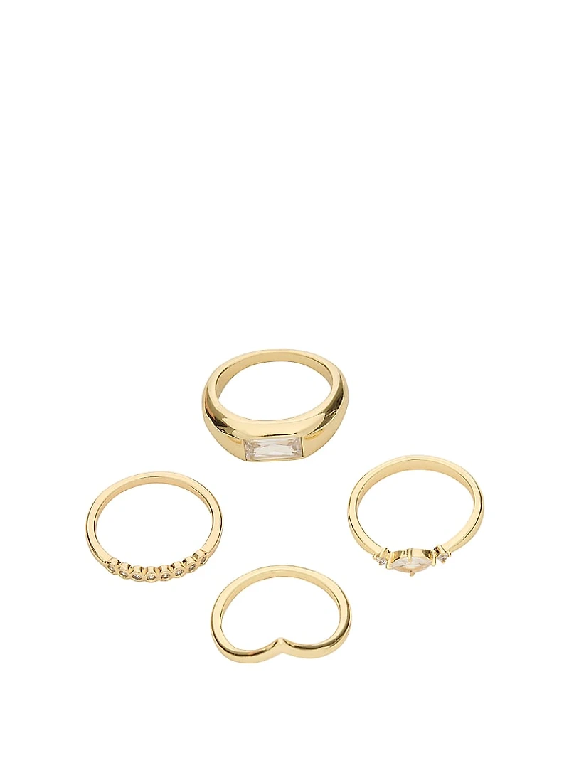 4-Piece Stacking Rings Set