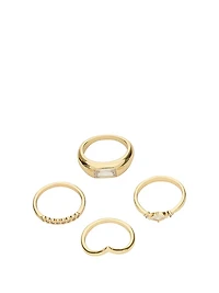 4-Piece Stacking Rings Set
