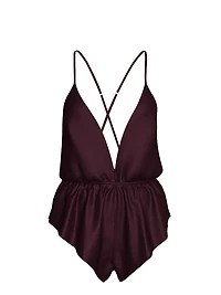 Satin Flutter Romper