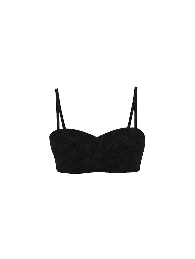 VSX Flocked Logo Balconette Sports Bra