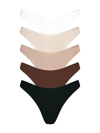 5-Pack Body by Victoria Flex Low-Rise Thong Panties