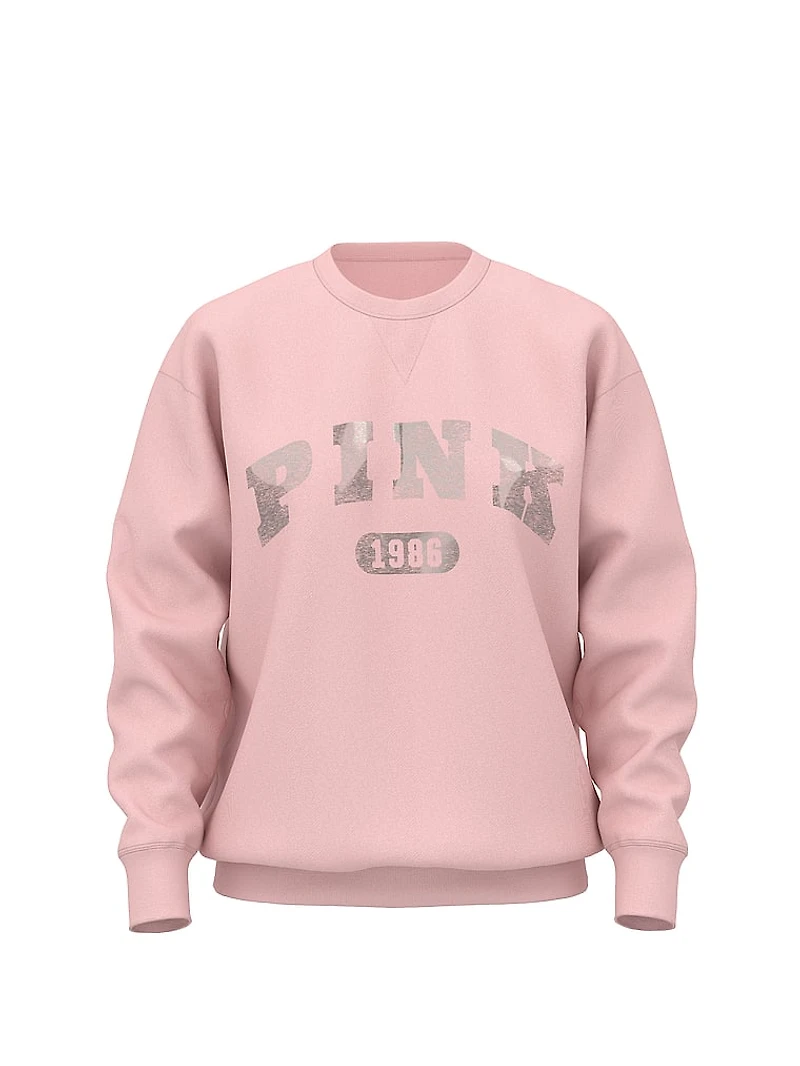 Ivy Fleece Oversized Crew Sweatshirt