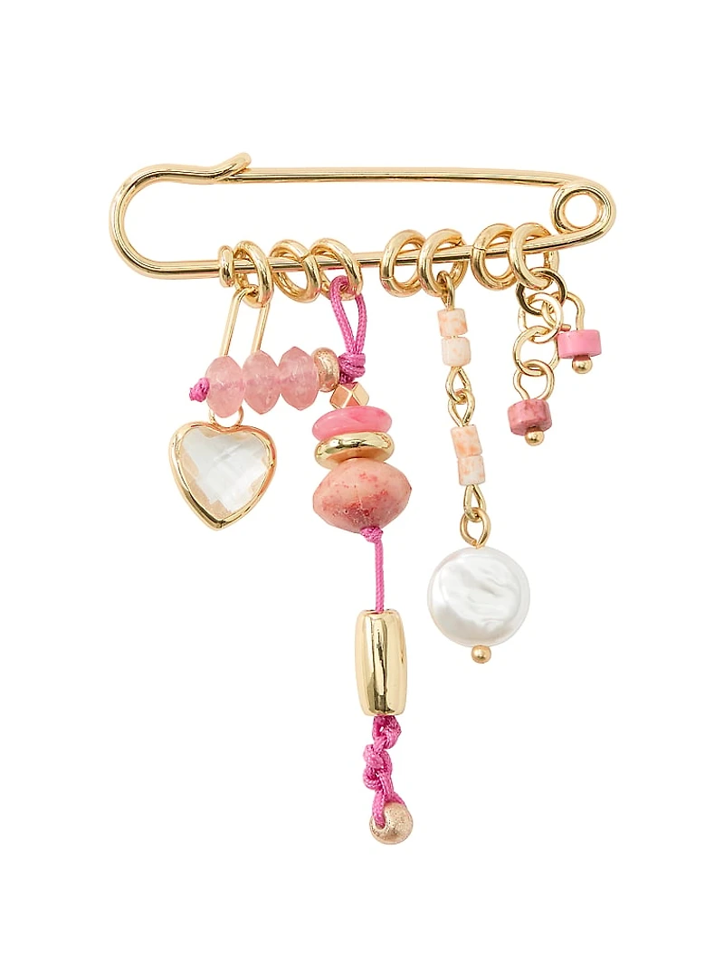 Safety Pin Shoe Charm