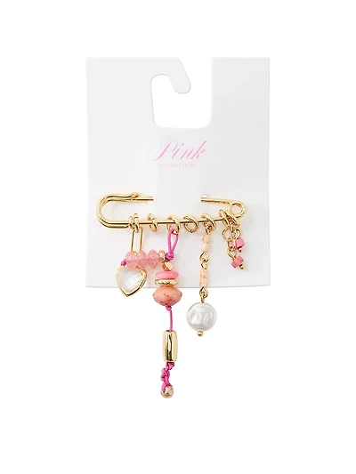 Safety Pin Shoe Charm
