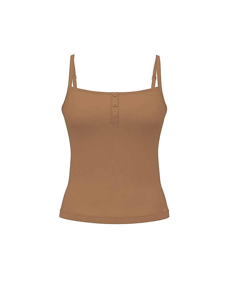 Pointelle Henley Cami