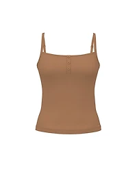 Pointelle Henley Cami