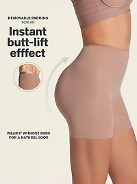 Moderate Compression Padded Butt Lifter Shaper Shorts