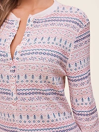 Fairisle Waffle Onesie