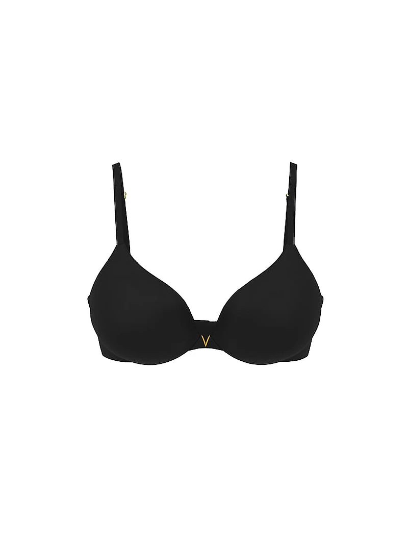 Smooth Lightly Lined Plunge Demi Bra